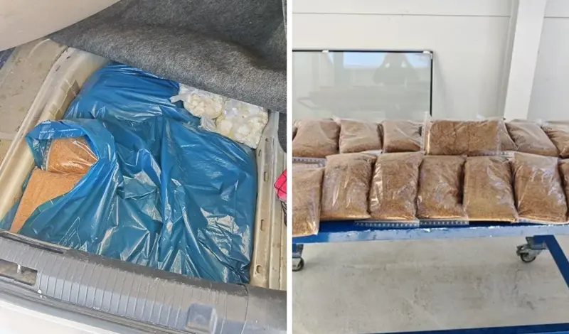 Na Vinjanima Gornjim zaplijenjena 22 kilograma rezanog duhana: Bio skriven u automobilu