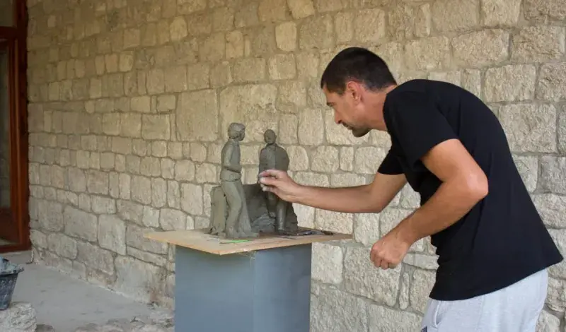 Likovna kolonija u Gorici ''-Zvonko Bušić Taik- 32-godišnji uznički san o slobodnoj Domovini Hrvatskoj''
