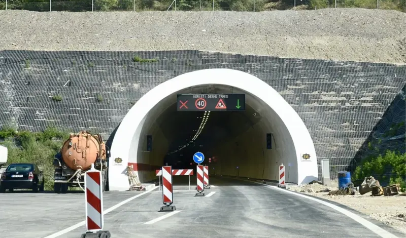 Dionica Bradina - Lepenica bit će zatvorena u četvrtak i petak od 8 do 17 sati