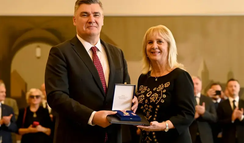 Milanović odlikovao akademkinju Ljerku Ostojić i tenisača Marina Čilića