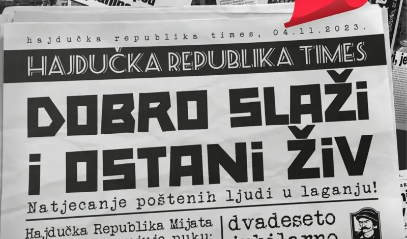 20. jubilarno natjecanje poštenih ljudi u laganju 'DOBRO SLAŽI I OSTANI ŽIV'