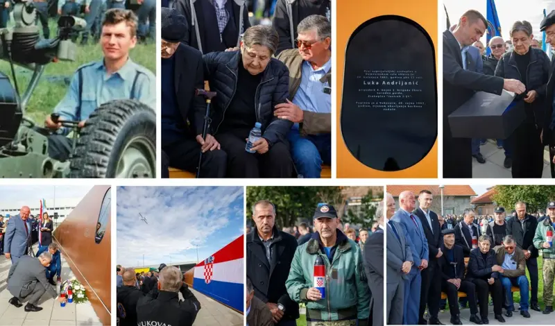 Otkriven spomenik Luki Andrijaniću, heroju Vukovara! Imao je srce veliko kao kuća
