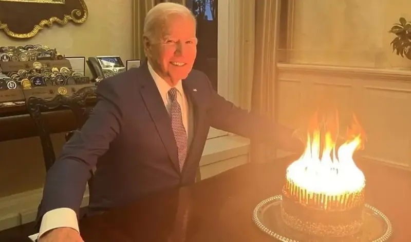 Biden proslavio 81. rođendan, kaže da mu ponestaje mjesta za svijeće
