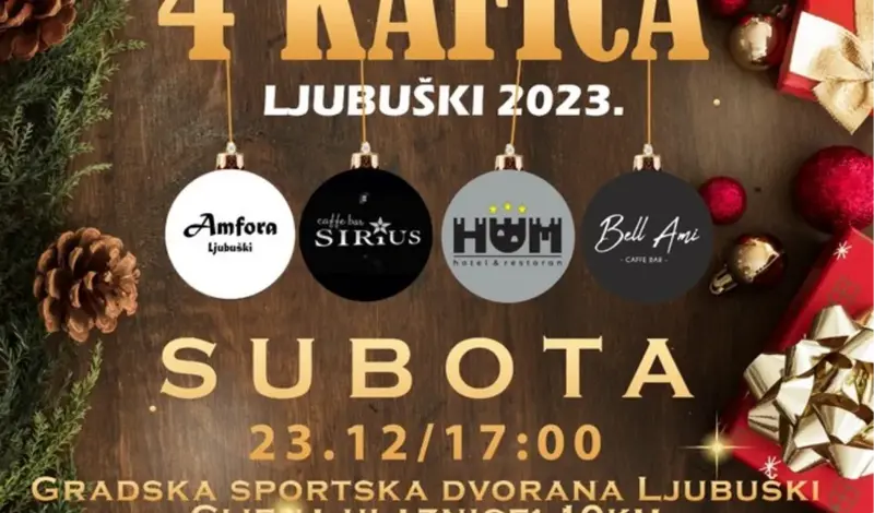 4 KAFIĆA u Ljubuškom! Turnir humanitarnog karaktera