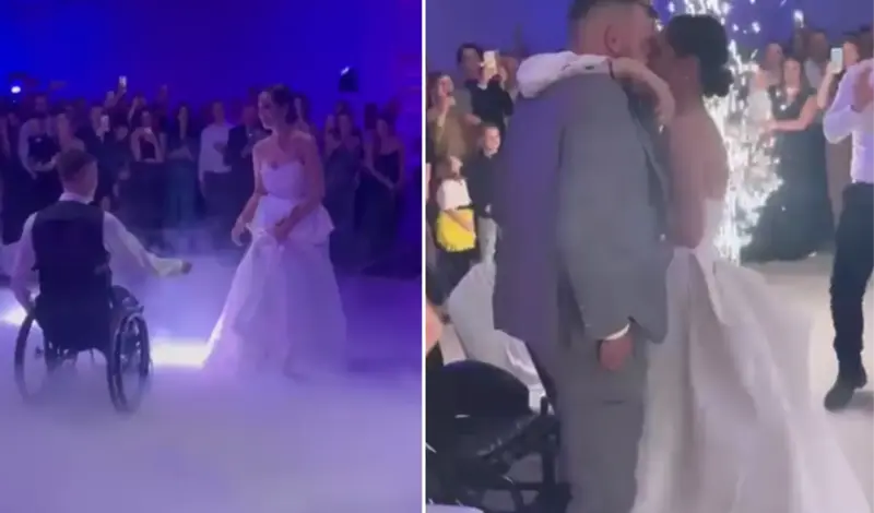 VIDEO: Kamen bi proplakao! Prijatelji ga podigli iz kolica pa on zaplesao sa svojom Lucom