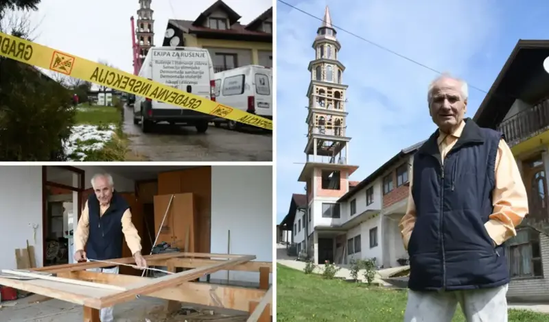 Inspekcija ruši toranj kojeg je samo jedan čovjek završio za Svi svete! Graditelj: Slijedio sam san, a danas sam tužan