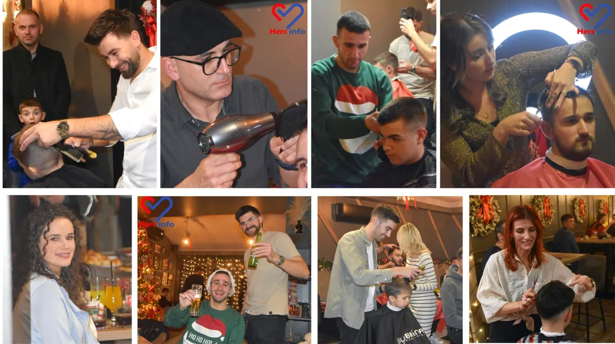 FOTO: HUMANITARNI SPEKTAKL U POSUŠJU! Frizeri oduševili!