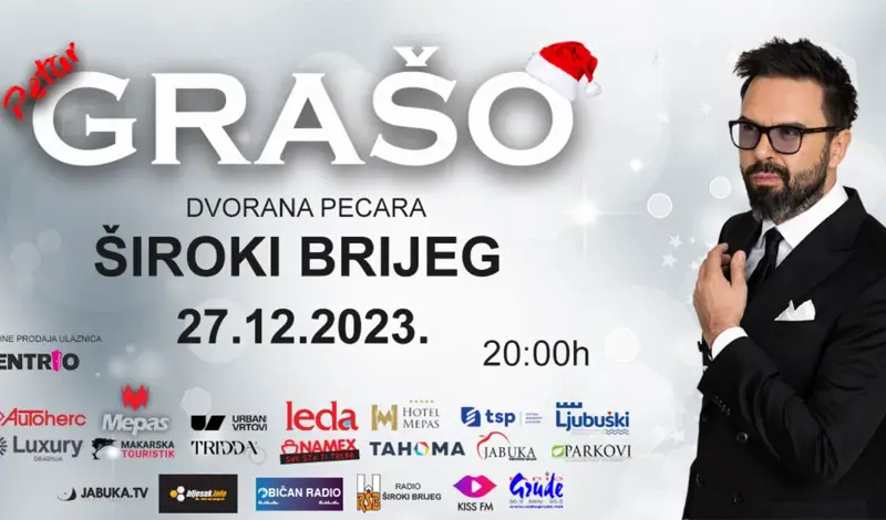 Bliži nam se spektakl Petra Graše u Širokom Brijegu 