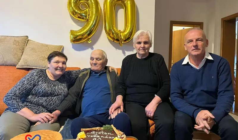 Stanko Širić iz Posušja proslavio 90. rođendan. Radni vijek proveo u tvrtki Polivinil, u ratu izgubio sina Petra