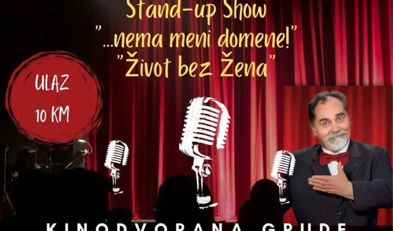 Željko Pervan sa novim stand-up showom ''Nema meni domene'' stiže u Grude