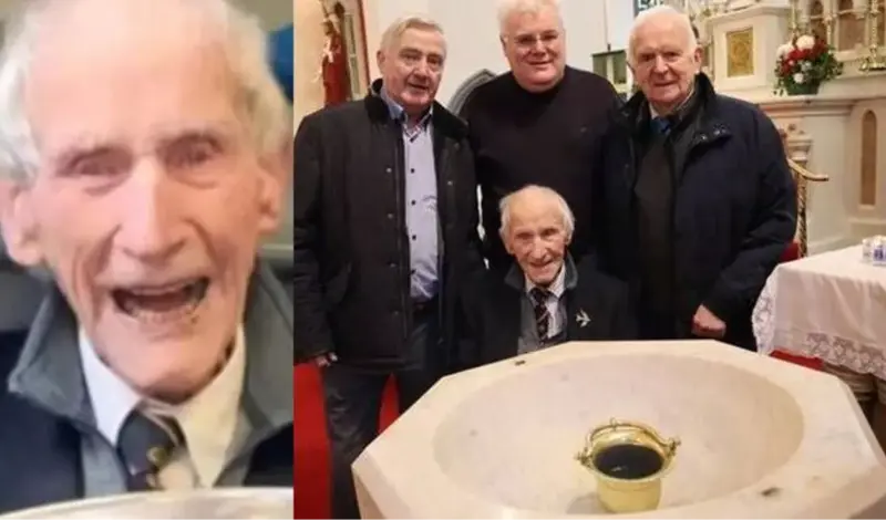 107. rođendan proslavio u crkvi u kojoj je kršten, nastoji svake nedjelje ići na svetu misu