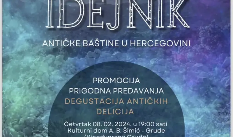 NAJAVA – U Grudama predstavljanje Idejnika antičke baštine u Hercegovini
