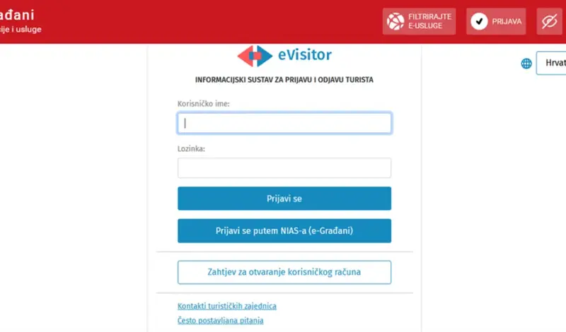 Ministarstvo turizma razvilo novu verziju mobilne aplikacije eVisitor
