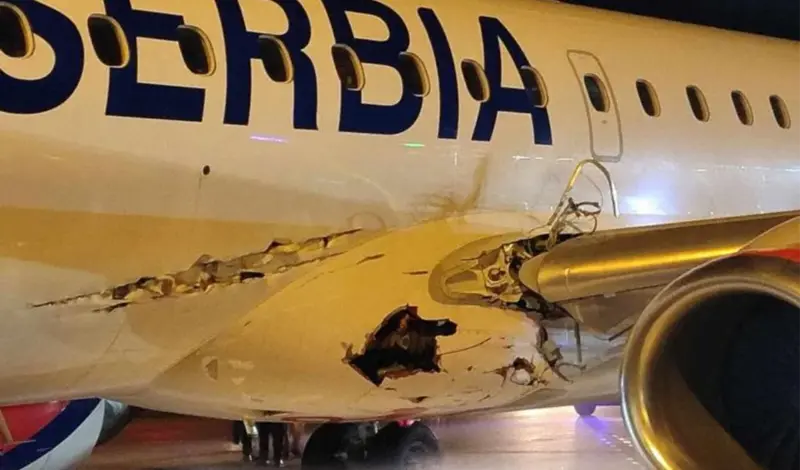 VIDEO: Drama na letu iz Beograda. Avion teško oštećen prilikom polijetanja, hitno se morao vratiti