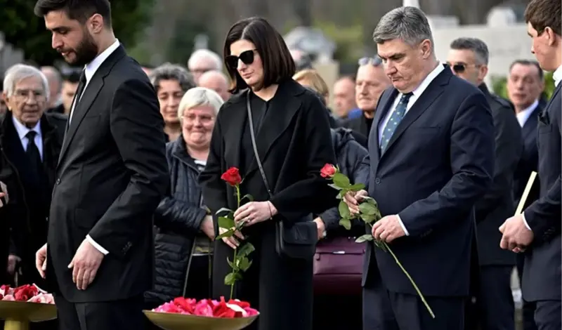 FOTO: Pokopan Milanovićev punac, Hercegovac! Od njega se oprostili Rojs, Mesić, Kusić...
