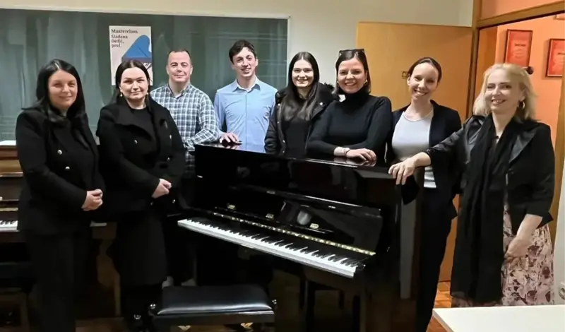 FOTO: Profesorica Slađana Dedić održala trodnevni seminar u Glazbenoj školi Grude