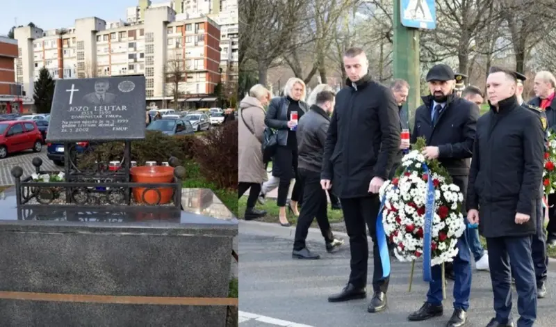 Četvrt stoljeća od atentata na Jozu Leutara! Vijence položili Isak i Munjić