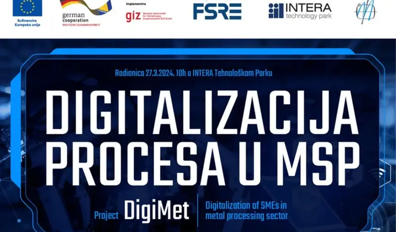 Radionica Digitalizacija procesa u MSP u INTERA Tehnološkom Parku Mostar