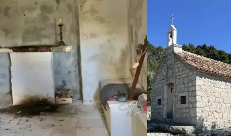 Užas kod Kaštela: Provalili u crkvu, zapalili vatru u oltaru i napravili roštilj! I to pred Uskrs!