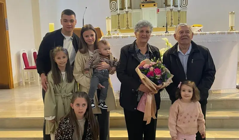 FOTO: Ivica i Nevenka proslavili dijamantni pir! I po Njemačkoj radili, a veliku obitelj izgradili u vjeri i ljubavi
