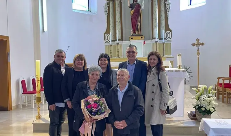 FOTO: Ivica i Nevenka proslavili dijamantni pir! I po Njemačkoj radili, a veliku obitelj izgradili u vjeri i ljubavi