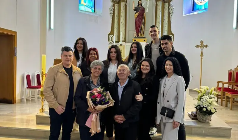 FOTO: Ivica i Nevenka proslavili dijamantni pir! I po Njemačkoj radili, a veliku obitelj izgradili u vjeri i ljubavi