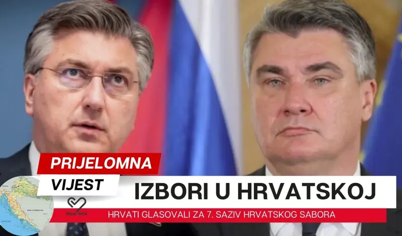 HRVATI SU IZABRALI! OVO SU PRVE IZLAZNE ANKETE OD 19.00 SATI