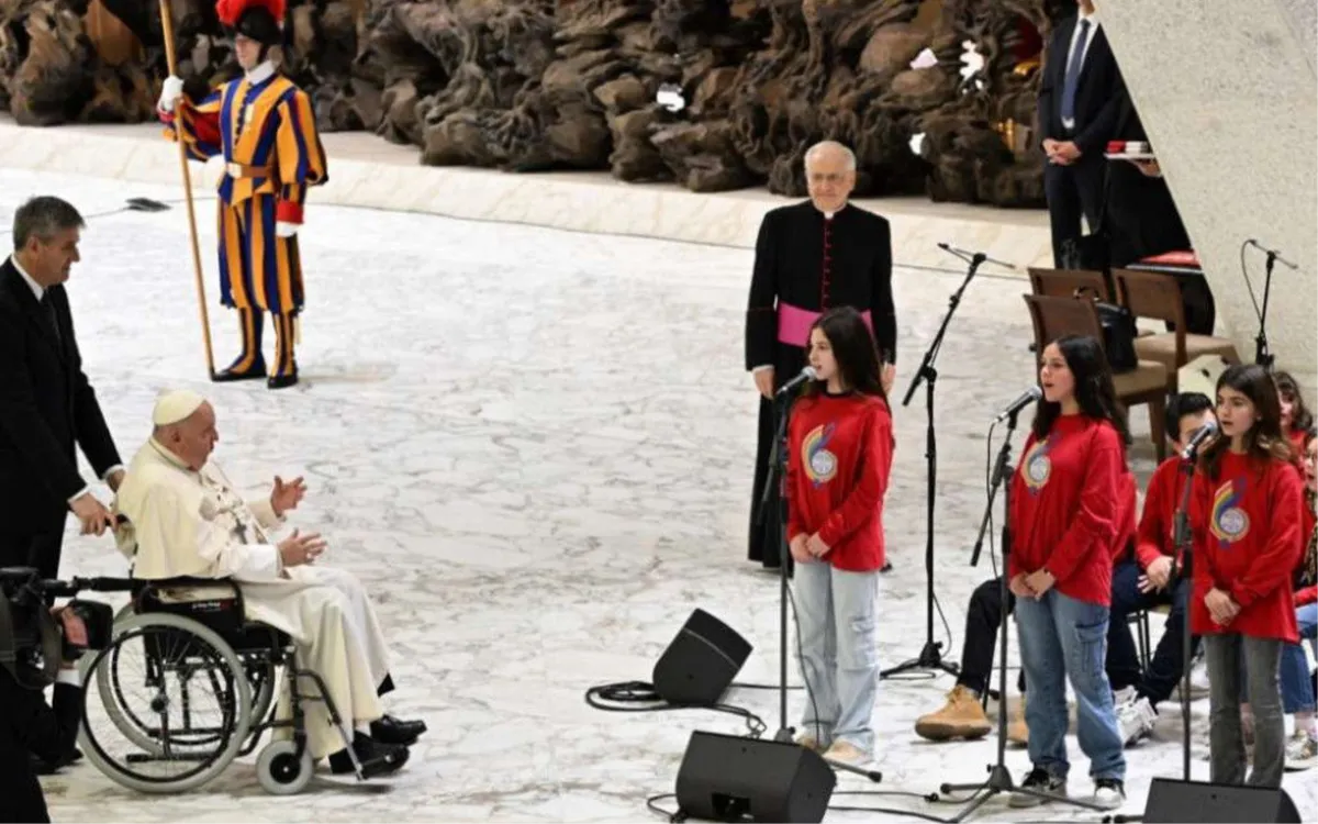 Papa zamolio talijansku djecu da se mole za svoje vršnjake u Ukrajini i Gazi