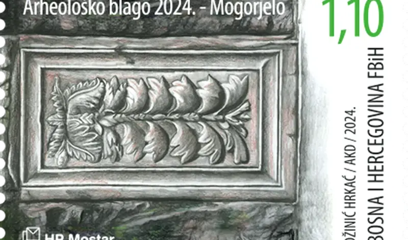 Nacionalni spomenik Mogorjelo na markama HP Mostar