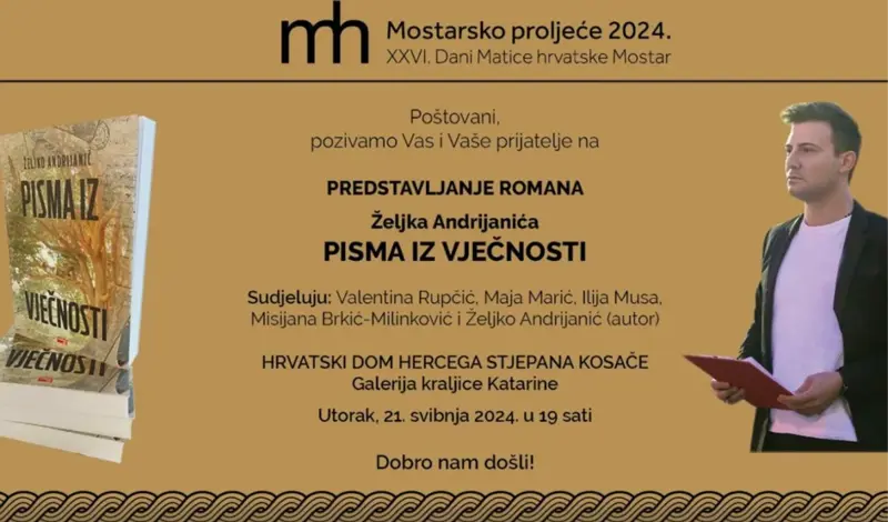 VEČERAS U MOSTARU - Pisma iz vječnosti dirljiva priča o potrazi za uzvišenom ljubavi