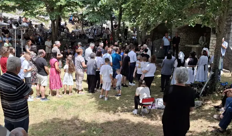 Na Misištu na Bilima služena sveta misa FOTO