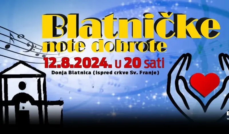 Mate Bulić 12.8. poziva na humanitarno-glazbeni spektakl u Blatnici