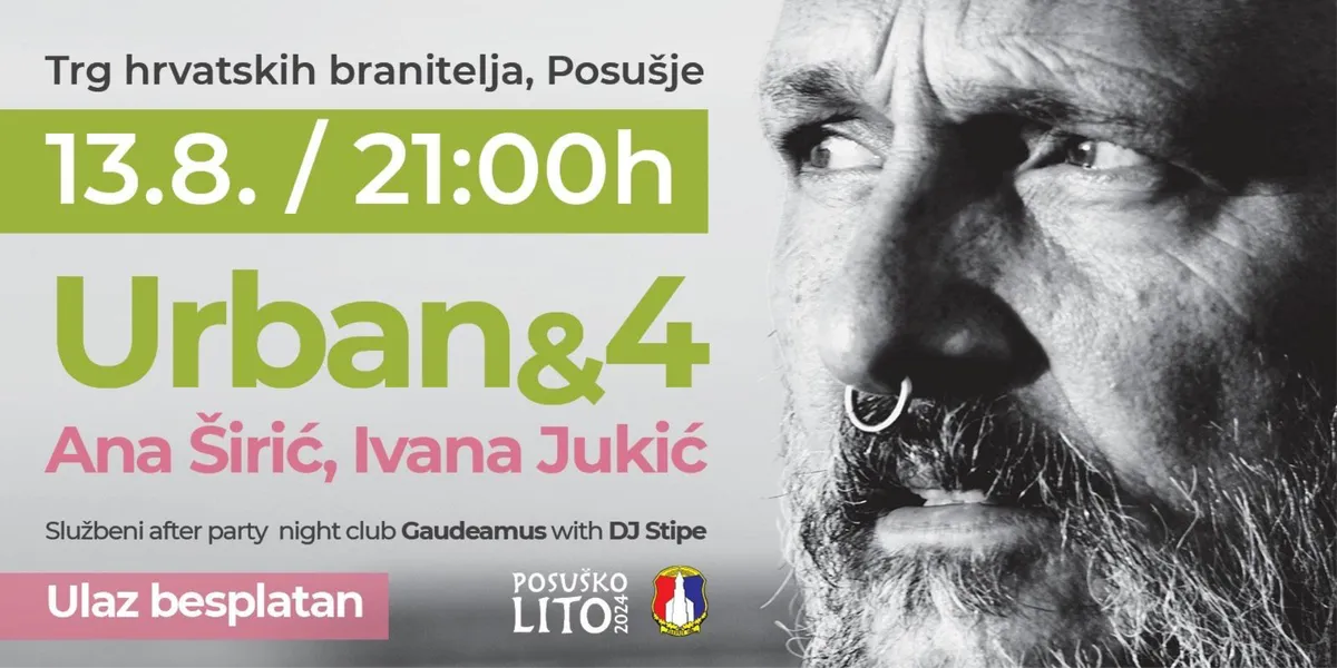 Damir Urban i njegova Četvorka dolaze u Posušje