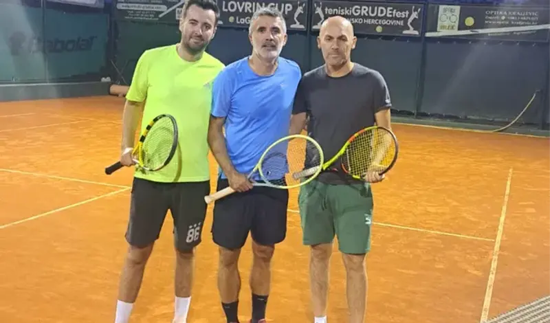 FOTO - Završen 12. LOVRIN CUP 2024. u organizaciji TK Grude! Bivši trener Dinama Zoran Mamić slavio u paru s Brkićem