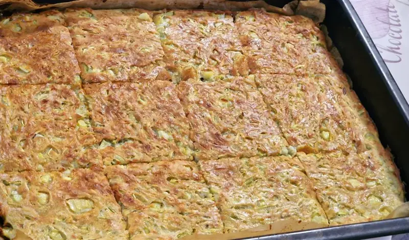 Izlivača od tikvica i feta sira