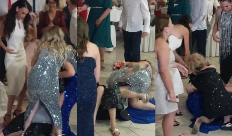 Borba djevojaka u hvatanju buketa začinila je svadbenu sezonu! VIDEO