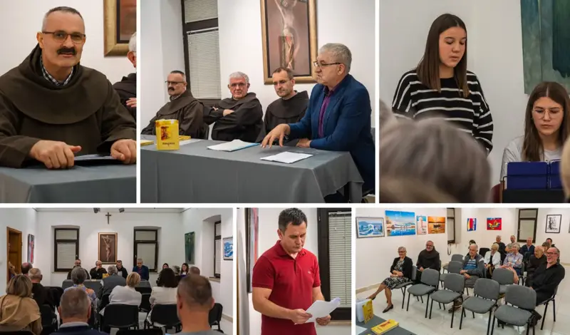 FOTO: U Gorici predstavljene knjige fra Mate Tadića! 'Franjevci se u Hercegovini itekako znaju smijati i šaliti na svoj račun'