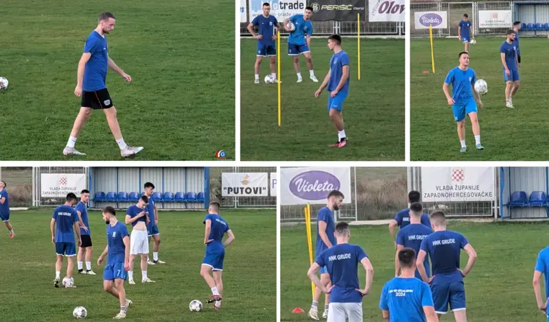FOTO/VIDEO: Majice igrača HNK Grude natopljene znojem pred utakmicu s Brotnjom!