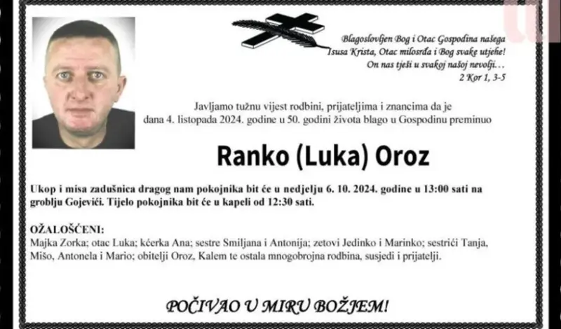 Fojnica se oprašta od svog Ranka! Stradali u poplavama uvijek je bio spreman pomoći drugima