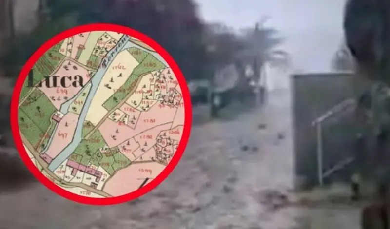 Gdje je vrlo, vrit će... ulica kod Makarske koja je jučer potopljena u Austro-Ugarskoj bila potok