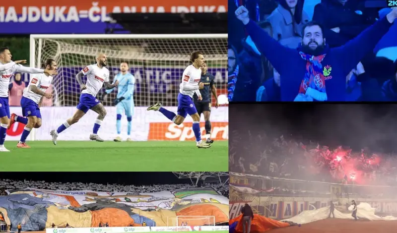 Hajduk slavio protiv Dinama! Poljud u deliriju zbog velike pobjede