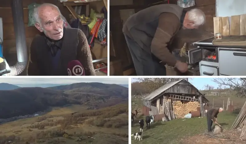 Markov život tamo gdje su zime surove: Imam austrijsku penziju, hranu, novine, psa, mačku i 10 koza