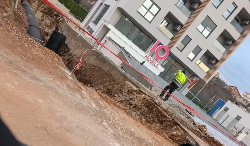 FOTO: Noć na glavu i udri! Jutros kroz Široki Brijeg usporen promet, ali je urađeno što je planirano