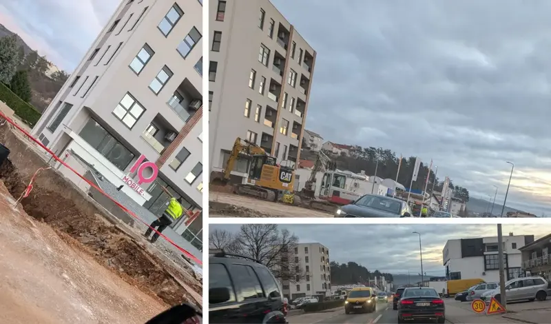 FOTO: Noć na glavu i udri! Jutros kroz Široki Brijeg usporen promet, ali je urađeno što je planirano
