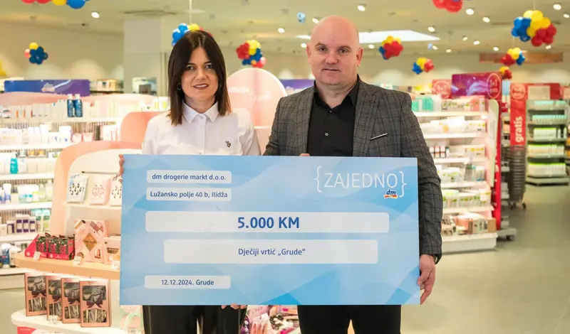 U Grudama na novoj lokaciji otvorena dm prodavaonica, donacija za Dječji vrtić Grude FOTO