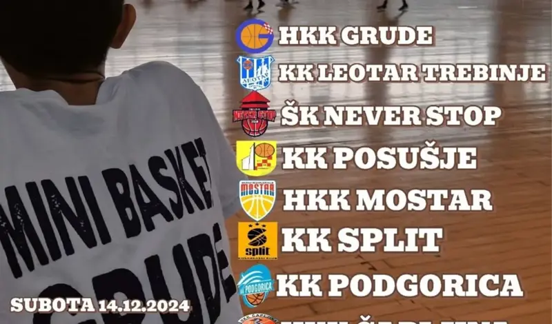 Najava - Turnir 'MINI BASKET GRUDE' 2024.