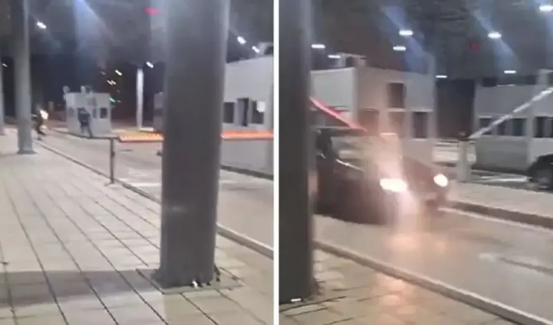 Mladić razbio rampu na granici, zabio se u policijsku blokadu i poginuo 
