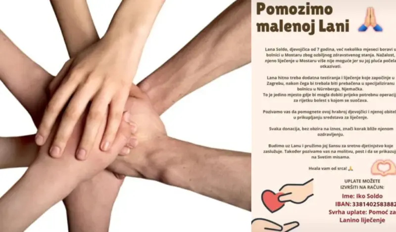 Uključimo se u akciju prikupljanja sredstava za liječenje Lane Soldo