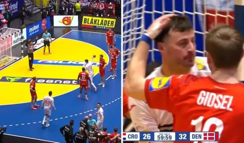 Dirljiv trenutak: Danci se sklonili da Duvnjak zabije zadnji gol za Hrvatsku i zatvori Svjetsko prvenstvo