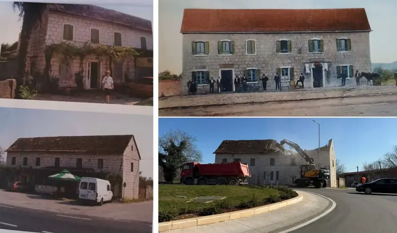U Imotskom srušena Vukadinovića kuća, poznata i po obiteljskoj trgovini! Reagiralo Srpsko narodno vijeće